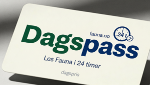 Dagspass – les Fauna i 24 timer med engangsbetaling